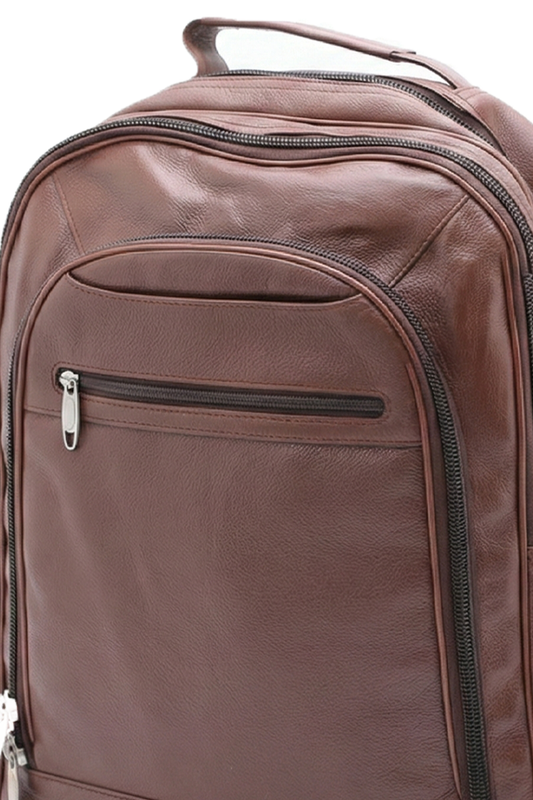 Sac à dos en cuir véritable – Coloris Tan