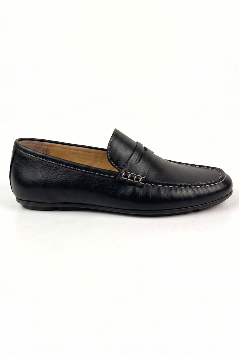 Le mocassin Penny Heritage JELD-LUX en Bourgogne profond