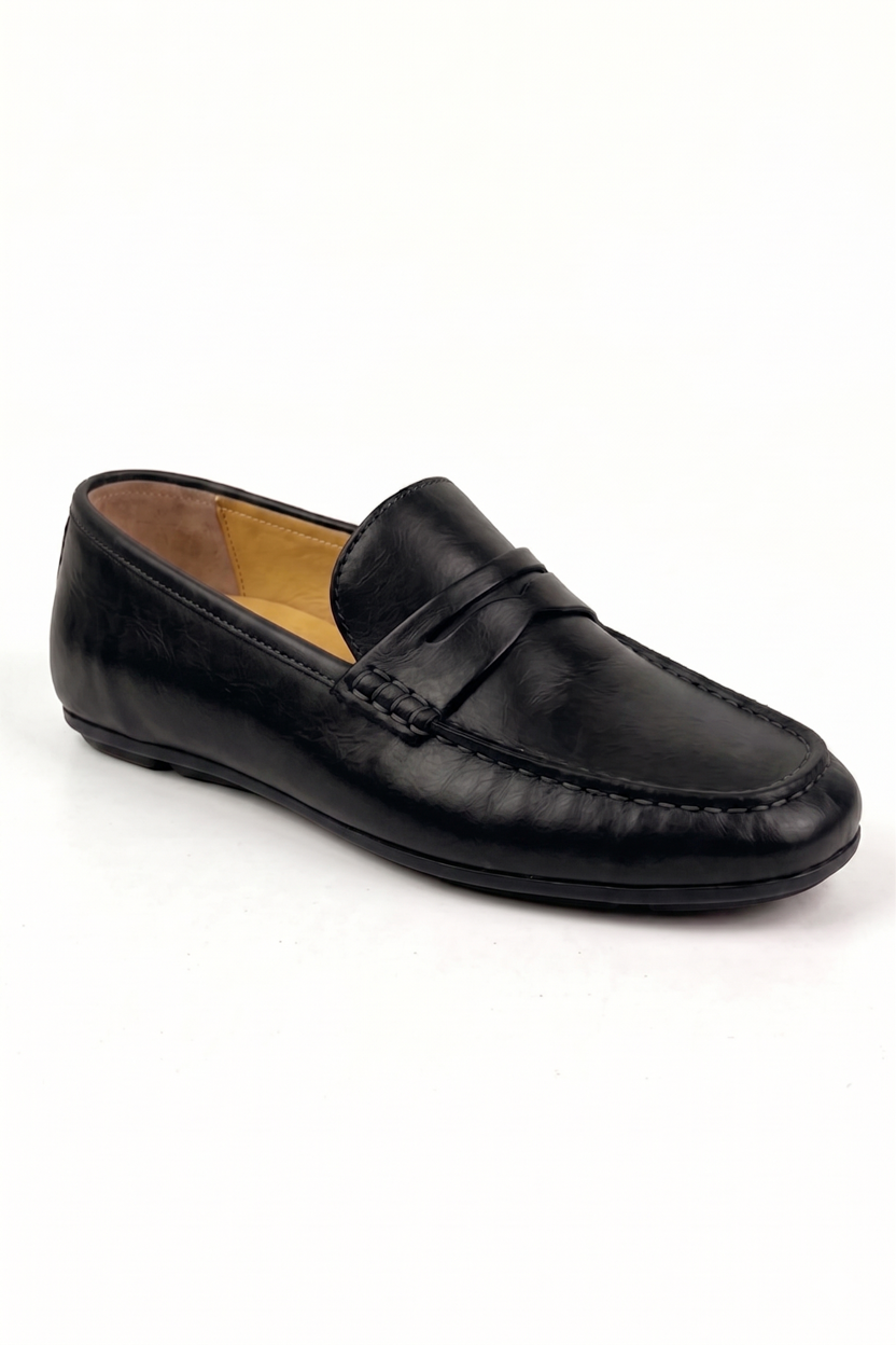Le mocassin Penny Heritage JELD-LUX en Bourgogne profond