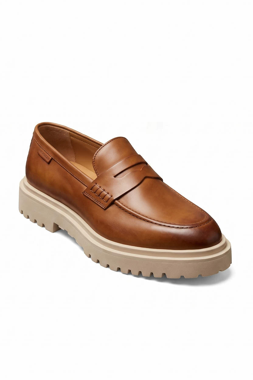 Mocassin Penny Chunky Heritage JELD-LUX - Marron Carame