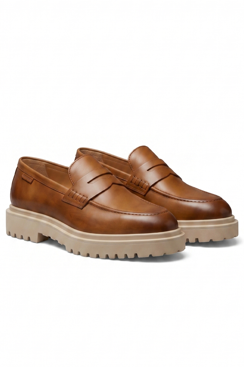 Mocassin Penny Chunky Heritage JELD-LUX - Marron Carame