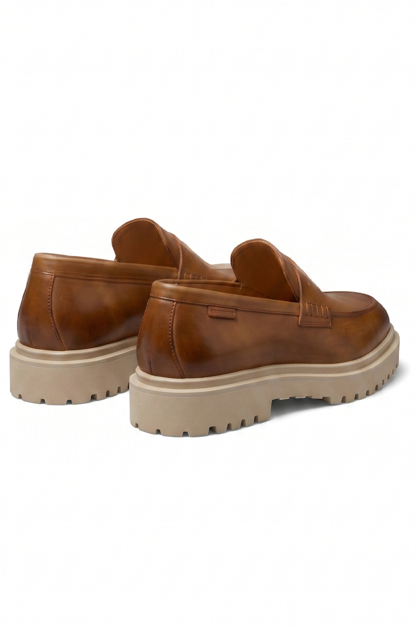 Mocassin Penny Chunky Heritage JELD-LUX - Marron Carame