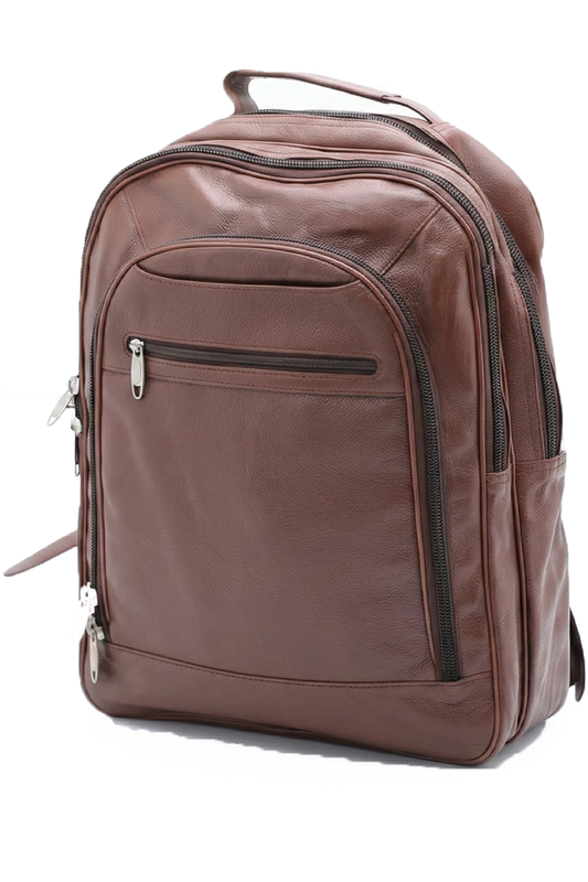 Sac à dos en cuir véritable – Coloris Tan